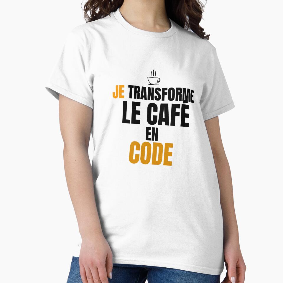 I turn the code into coffee by ztouche T-Shirts, Hoodie, Sweatshirt | BlankRebels.com (Image 2)