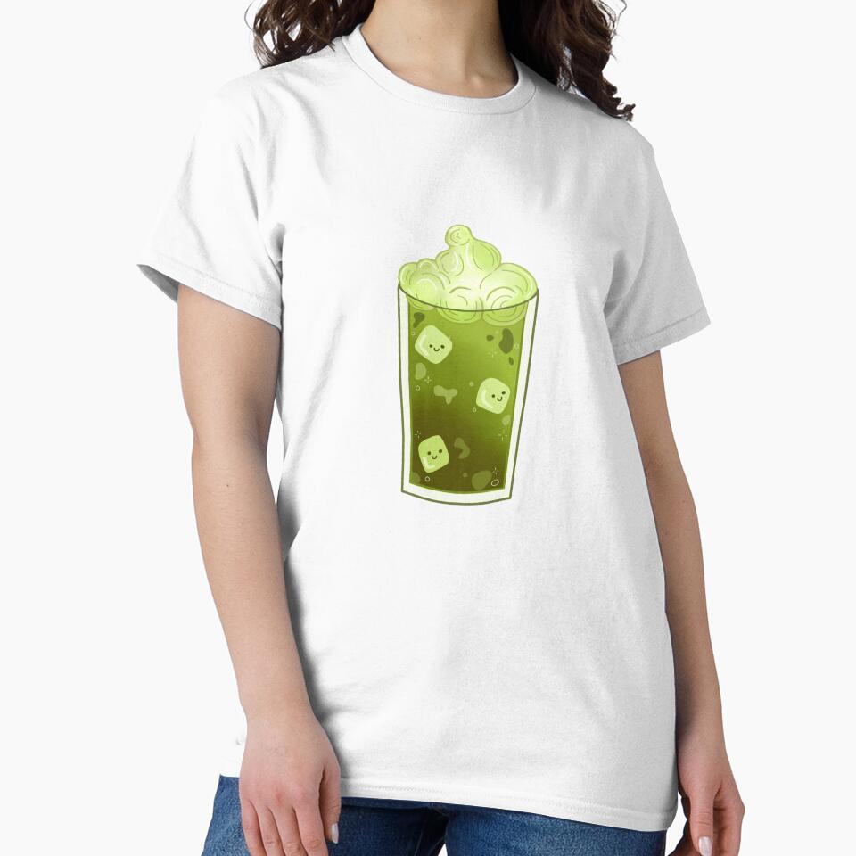 Matcha Latte Cute by happyarden T-Shirts, Hoodie, Sweatshirt | BlankRebels.com (Image 2)