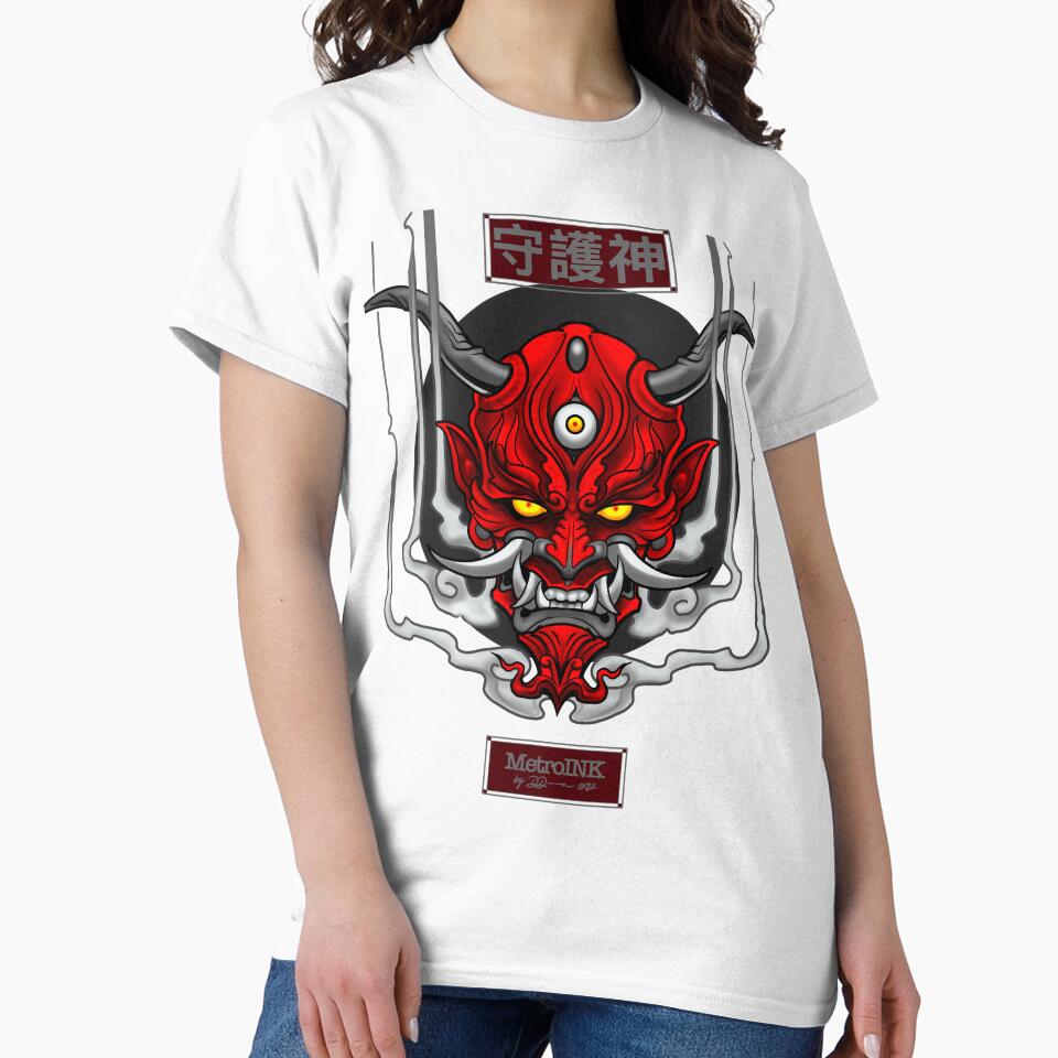 The Protector Oni Mask by MetroInk T-Shirts, Hoodie, Sweatshirt | BlankRebels.com (Image 2)