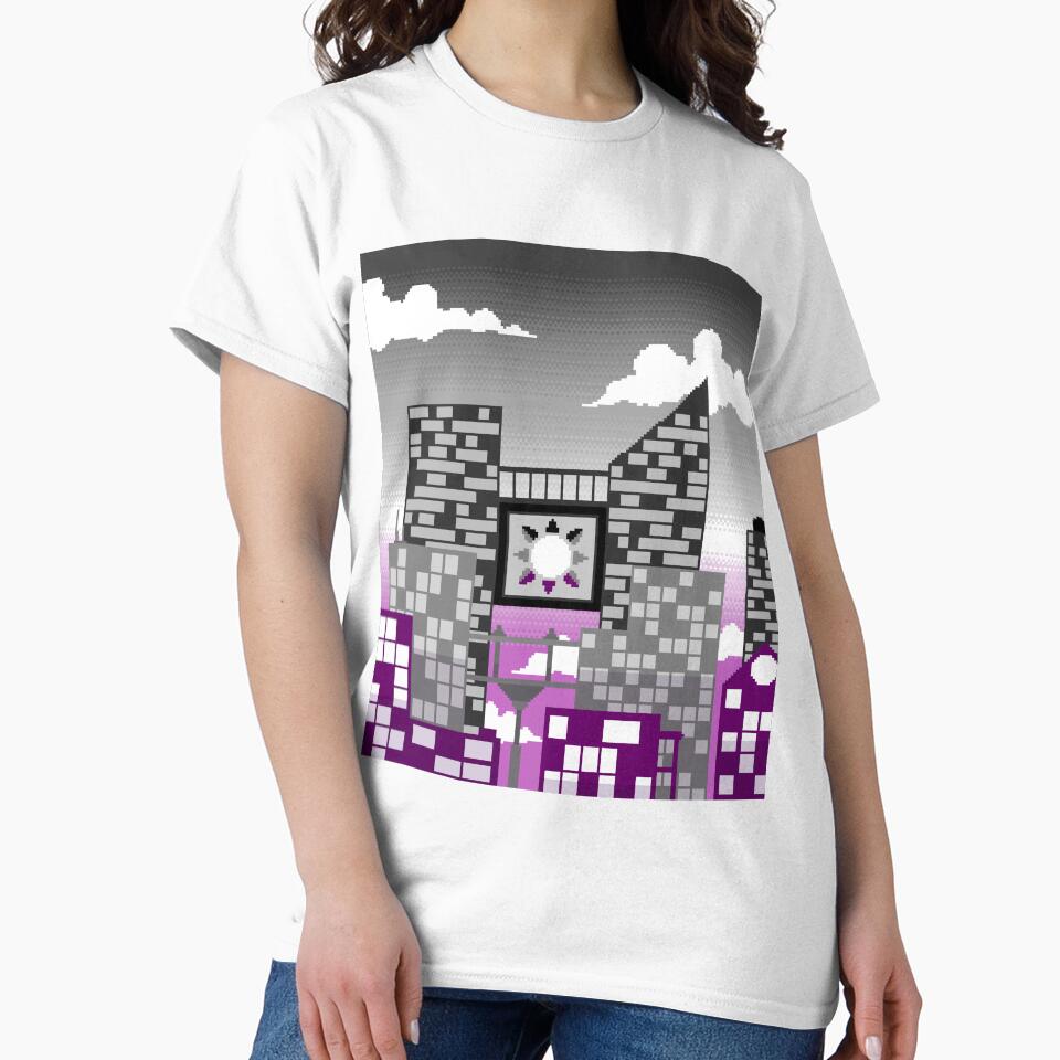 Pixel Ace Pride City by MetallicWings15 T-Shirts, Hoodie, Sweatshirt | BlankRebels.com (Image 2)