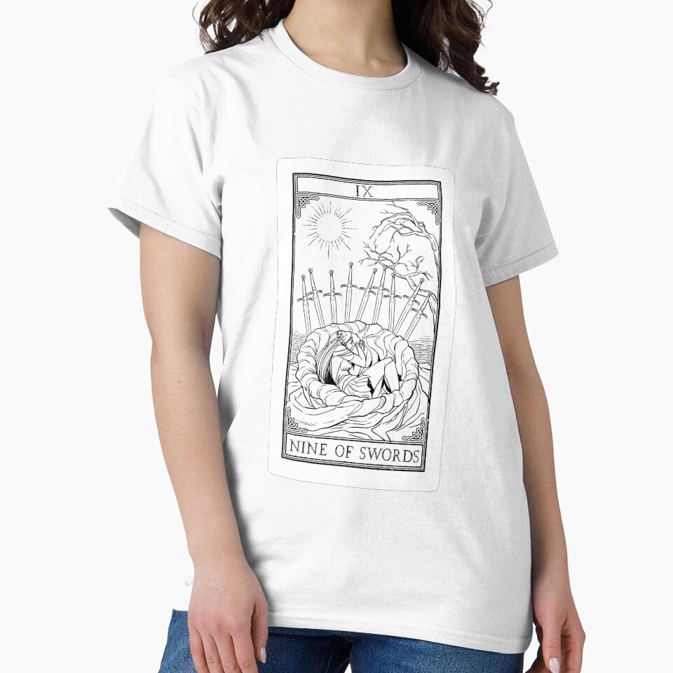 Carrow's Tarot - Nine of Swords by CarrowBrown T-Shirts, Hoodie, Sweatshirt | BlankRebels.com (Image 2)
