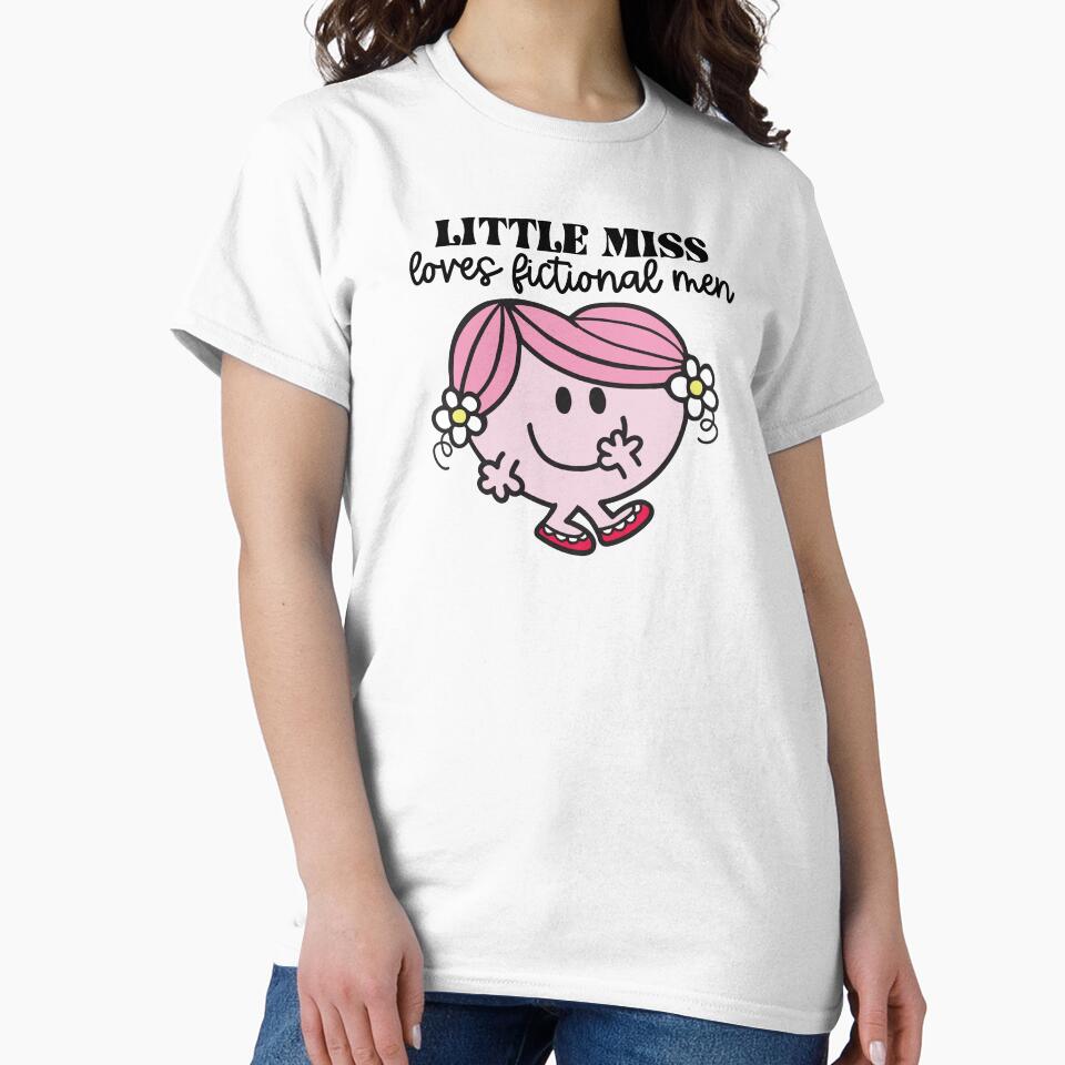 Lil miss loves fictional men by Radical Buttons T-Shirts, Hoodie, Sweatshirt | BlankRebels.com (Image 2)