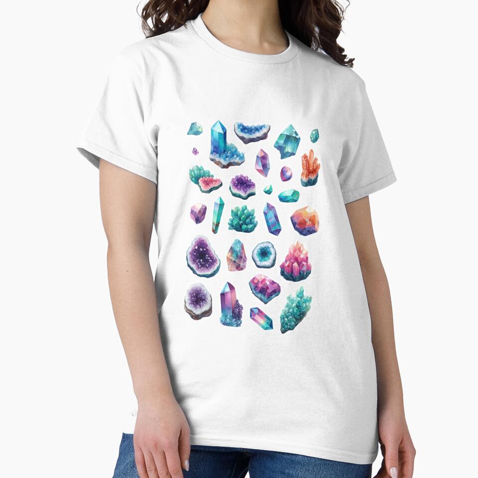 Magical Crystal Stickers | Gemstone & Geode Collection for Spiritual and Mineral Lovers by FlowerMyLove... (Image 2)