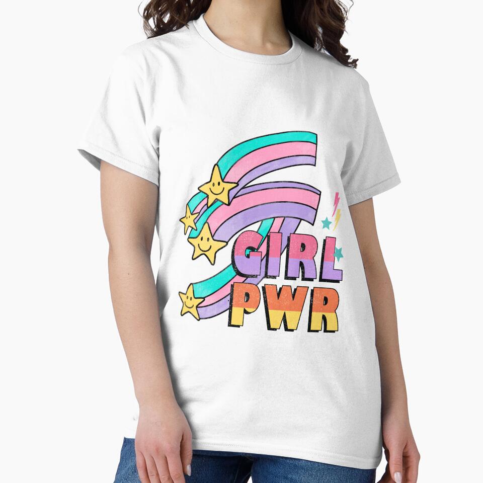 Girl Power retro theme 90s party by JayDesignLabs T-Shirts, Hoodie, Sweatshirt | BlankRebels.com (Image 2)