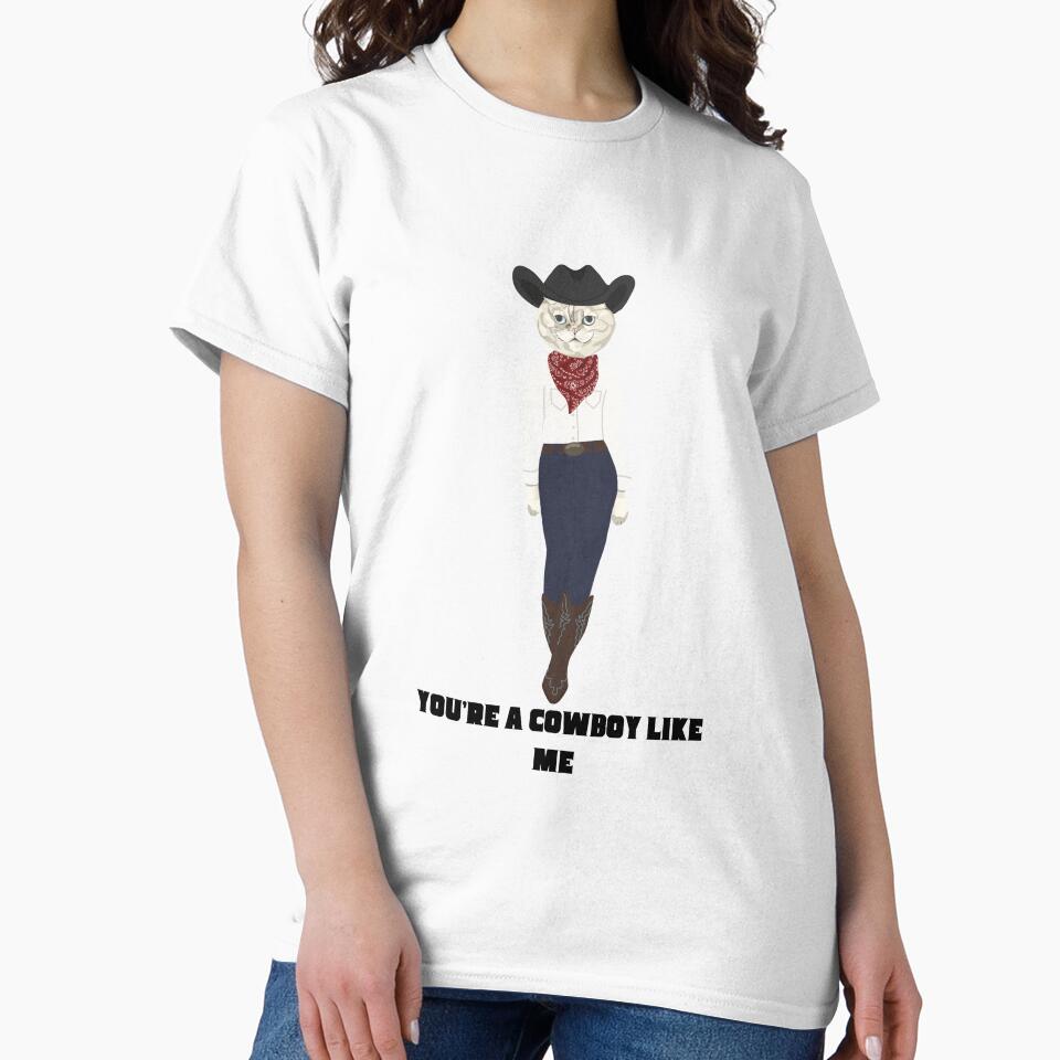 You’re A Cowboy Like Me Cat by ivyandstone T-Shirts, Hoodie, Sweatshirt | BlankRebels.com (Image 2)