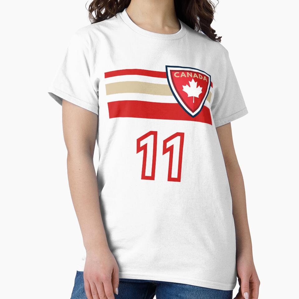 Copy of Canada Team Jersey-Retro Style-Canada Soccer Team-Tajon Buchanan-Canada Soccer -2022-CANMNT-CANWNT by SighFly52