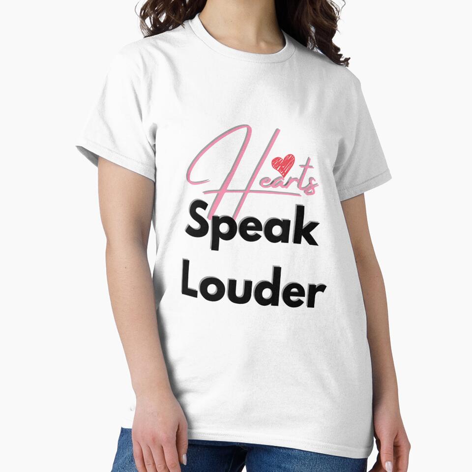 Hearts Speak Louder by KalthumMama T-Shirts, Hoodie, Sweatshirt | BlankRebels.com (Image 2)