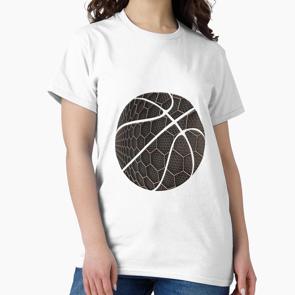 Abstract Basketball Design - Motivational Sports - Metal Scales Pattern by Gaming x Sports T-Shirts, Hoodie,... (Image 2)