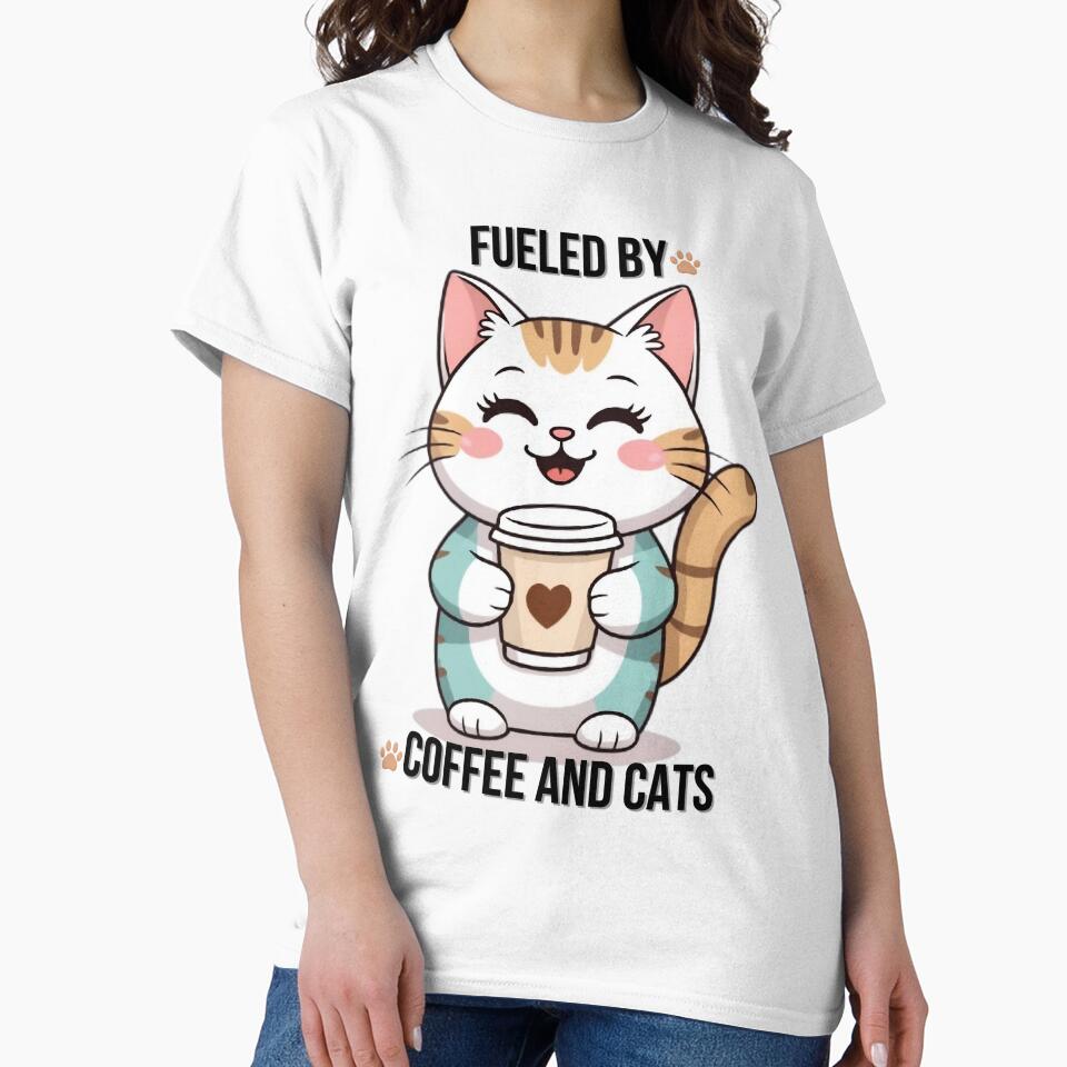 But First Catffee Cute Cat Coffee Shirt – Kawaii Cat Lover Tee, Cat Mom Coffee T-Shirt, Cozy Aesthetic Gift by... (Image 2)