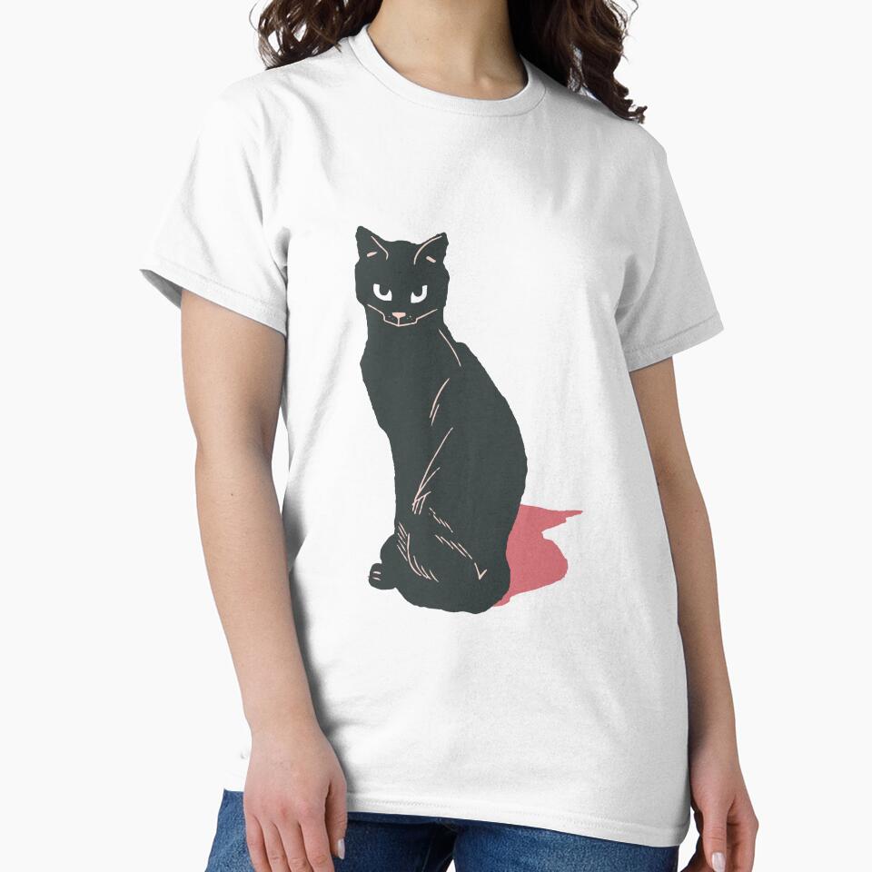 Black Cat Aesthetic by Kitty8888 T-Shirts, Hoodie, Sweatshirt | BlankRebels.com (Image 2)