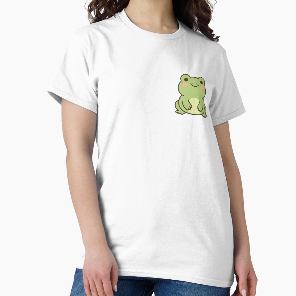 Cute Kawaii Frog – Adorable Cartoon Animal Gift for Frog Lovers by ChillTofu T-Shirts, Hoodie, Sweatshirt (Image 2)