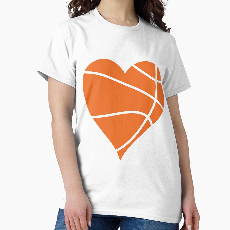 Basketball Heart by PepaAnaRB T-Shirts, Hoodie, Sweatshirt | BlankRebels.com (Image 2)
