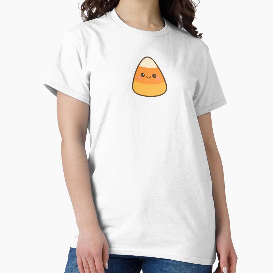 Halloween Kawaii Candy Corn ⭐ Cute Cartoon Sweet Gift by ChillTofu T-Shirts, Hoodie, Sweatshirt | BlankRebels.com (Image 2)