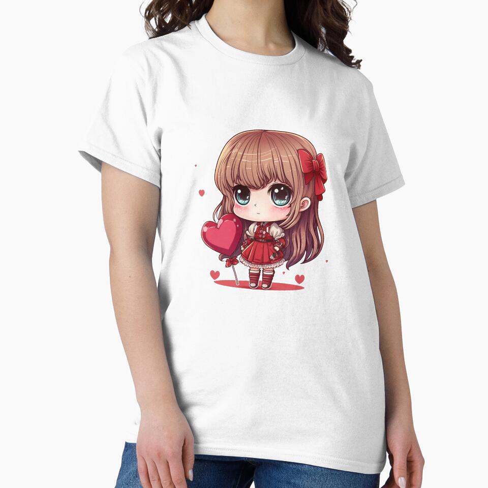 Valentine's Day Gifts, Love Gifts, Be Mine, Be my Valentine, Valentine Chibi, Valentine for Teens by... (Image 2)