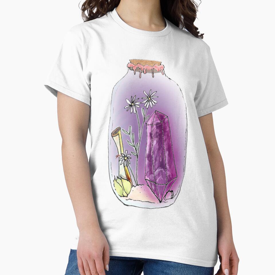 Healing Spell Jar 02 (Color) by Moon Stoned T-Shirts, Hoodie, Sweatshirt | BlankRebels.com (Image 2)