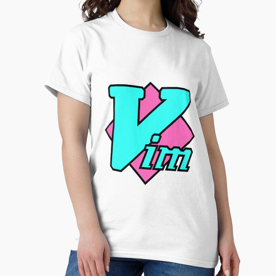 Vaporwave Vim by hsartoris T-Shirts, Hoodie, Sweatshirt | BlankRebels.com (Image 2)