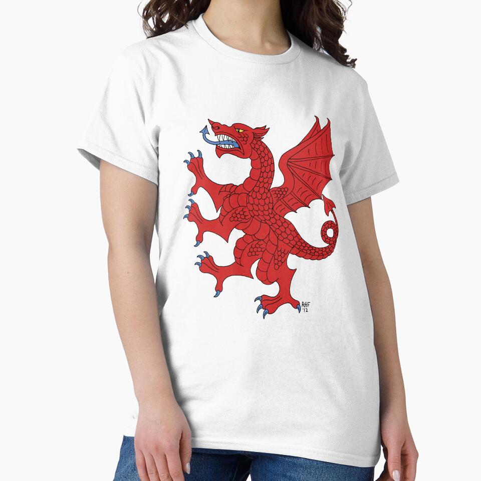 Red Dragon by Azure Lion Productions T-Shirts, Hoodie, Sweatshirt | BlankRebels.com (Image 2)