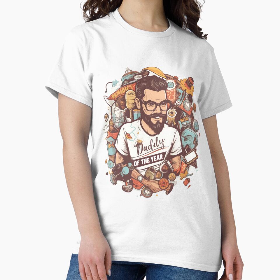 Daddy of the year, Father's Day, Father's Day Gift by R-RHAPSODY T-Shirts, Hoodie, Sweatshirt | BlankRebels.com (Image 2)