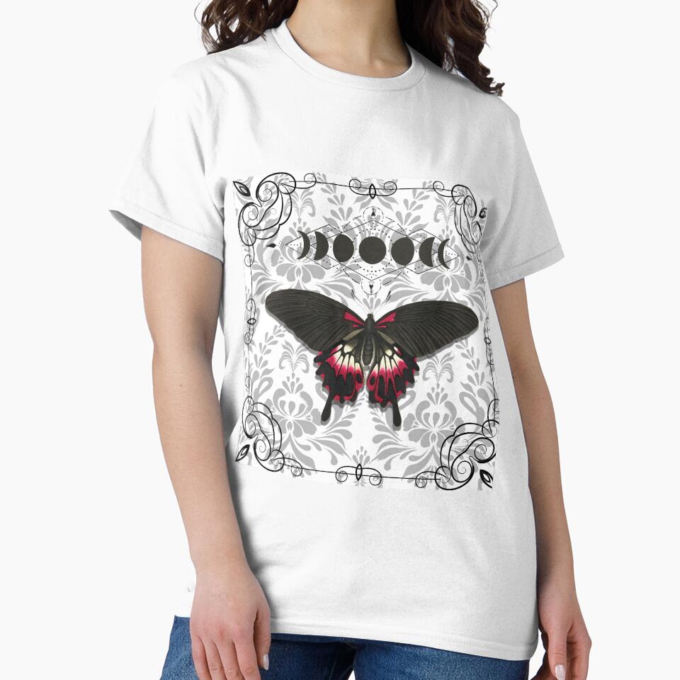 Moon Butterfly by thedaydreamingunicorn T-Shirts, Hoodie, Sweatshirt | BlankRebels.com (Image 2)