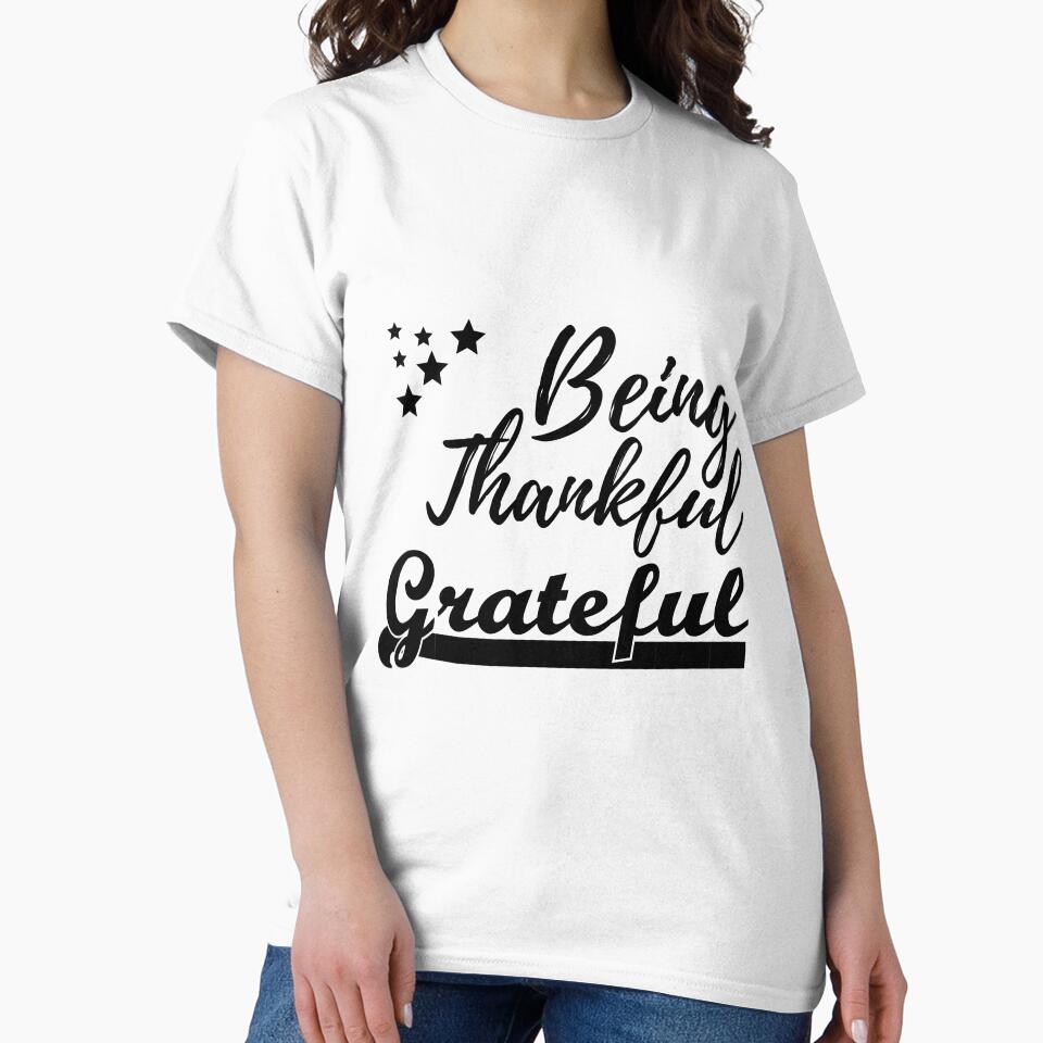 Being Thankful & Grateful - Thanksgiving by ViVedX T-Shirts, Hoodie, Sweatshirt | BlankRebels.com (Image 2)