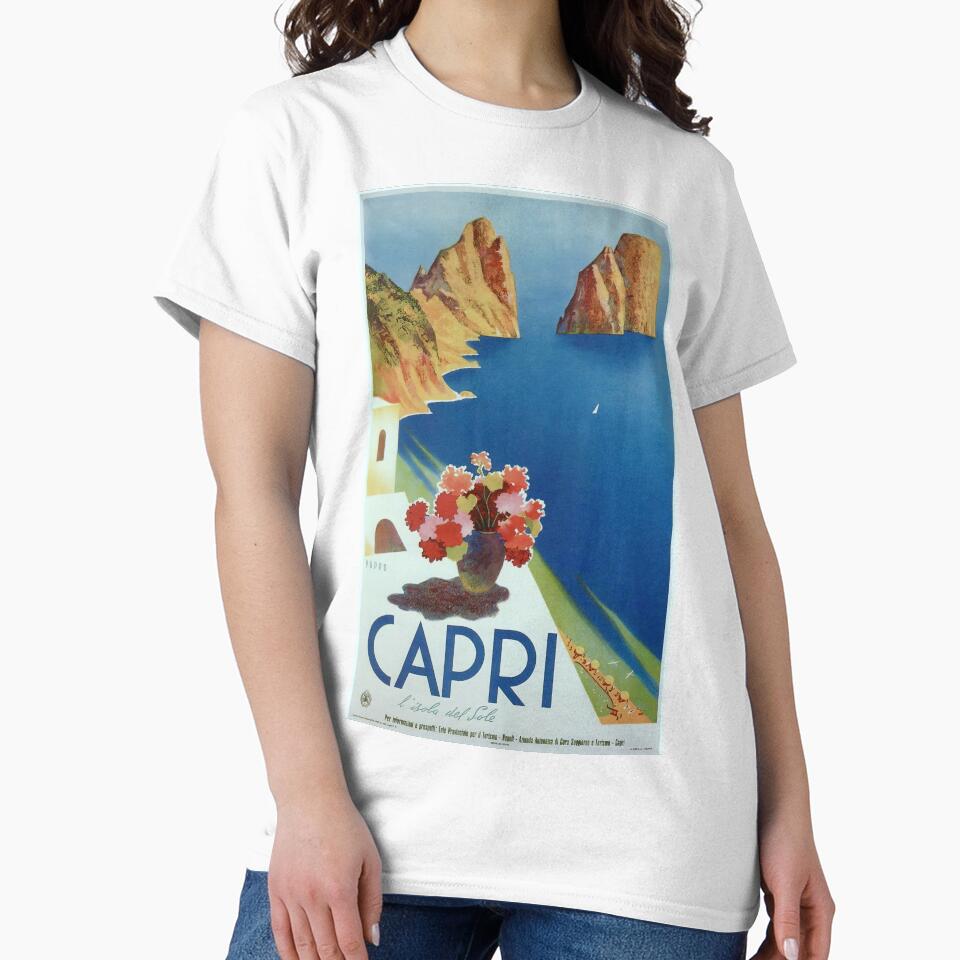 Visit Capri Vintage T-Shirts, Hoodie, Sweatshirt