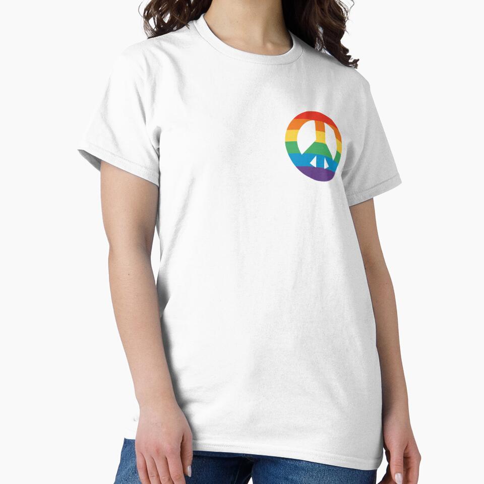 Pride and peace by Zhan Zhan T-Shirts, Hoodie, Sweatshirt | BlankRebels.com (Image 2)