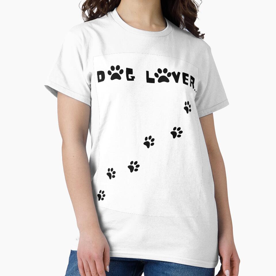 Dog Lover TShirt - Paw Print Dog T-Shirt by RudeCotton Hoodie, Sweatshirt | BlankRebels.com (Image 2)