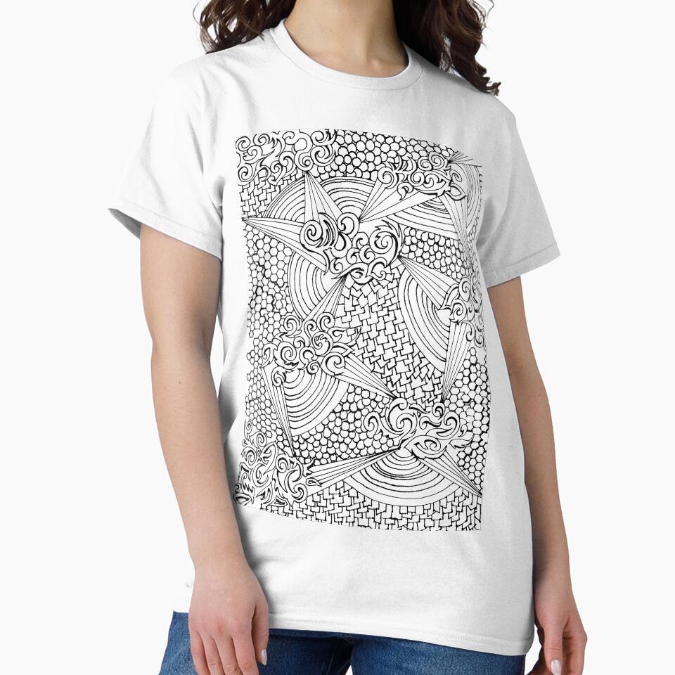 Circles honeycomb and everything else by ManjariAcharya T-Shirts, Hoodie, Sweatshirt | BlankRebels.com (Image 2)