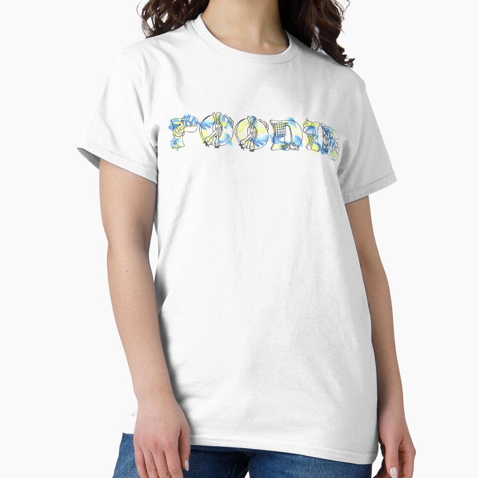 Foodie word with food font blue/yellow by qlobba T-Shirts, Hoodie, Sweatshirt | BlankRebels.com (Image 2)