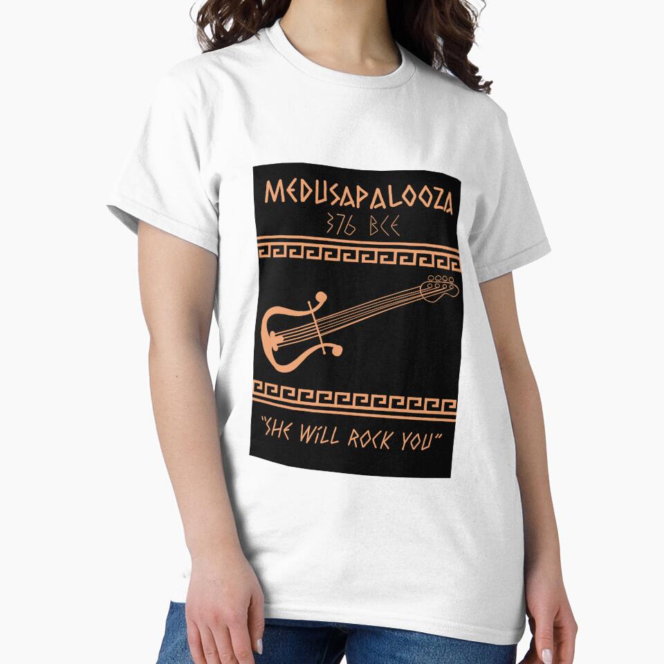 Medusa Palooza (Black/Orange colorway) by Silly Goose Studios