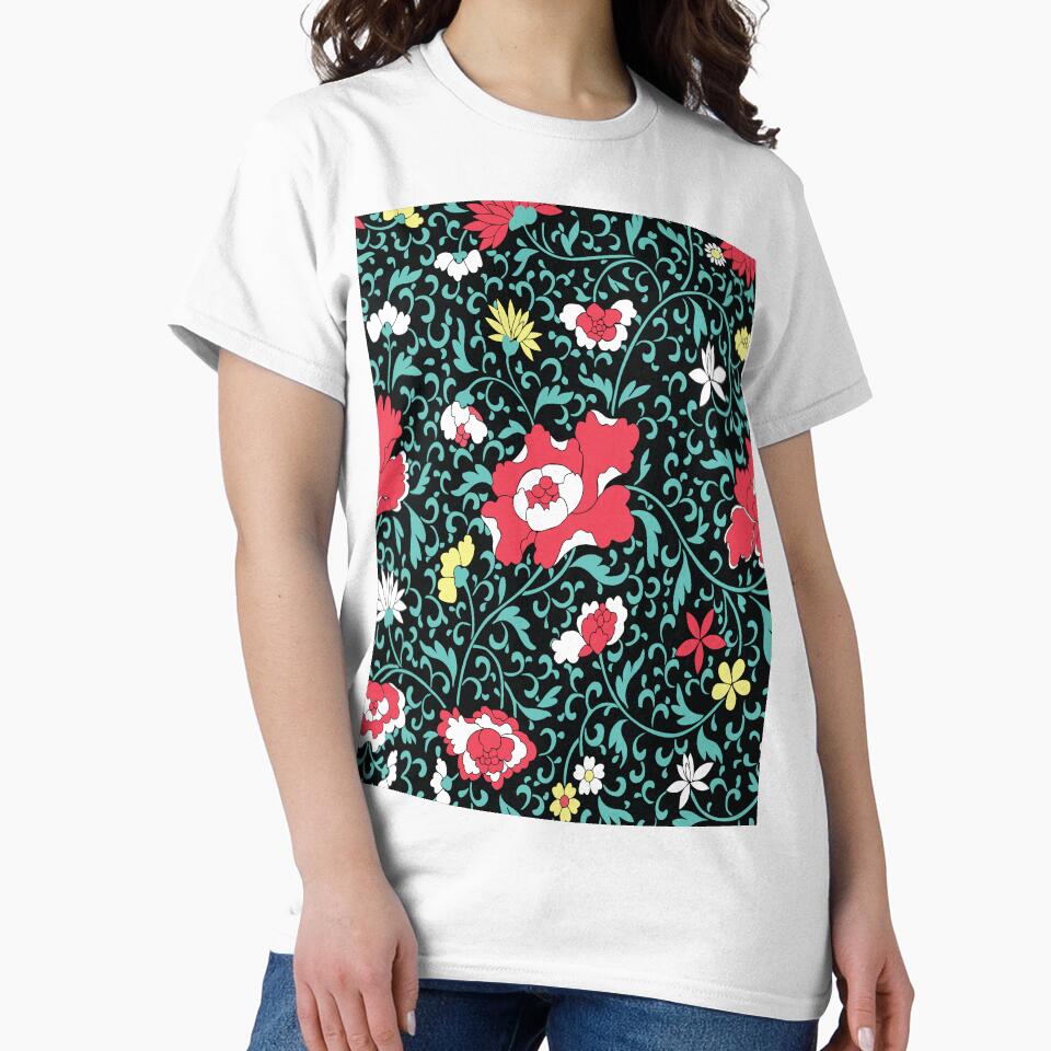 VINTAGE FLORAL2 Pop Art by Bruce ALMIGHTY Baker T-Shirts, Hoodie, Sweatshirt | BlankRebels.com (Image 2)