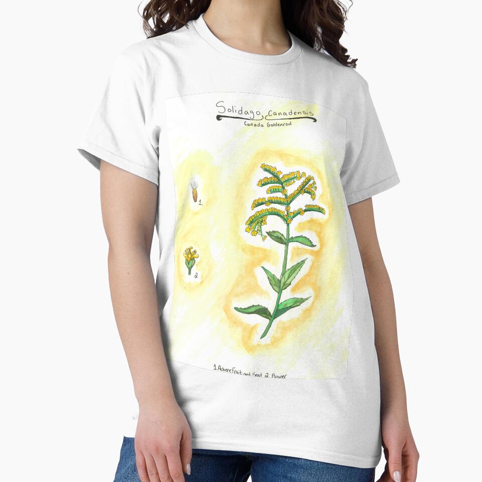 Solidago canadensis (Canada Goldenrod) by fhandsmcmike T-Shirts, Hoodie, Sweatshirt | BlankRebels.com (Image 2)
