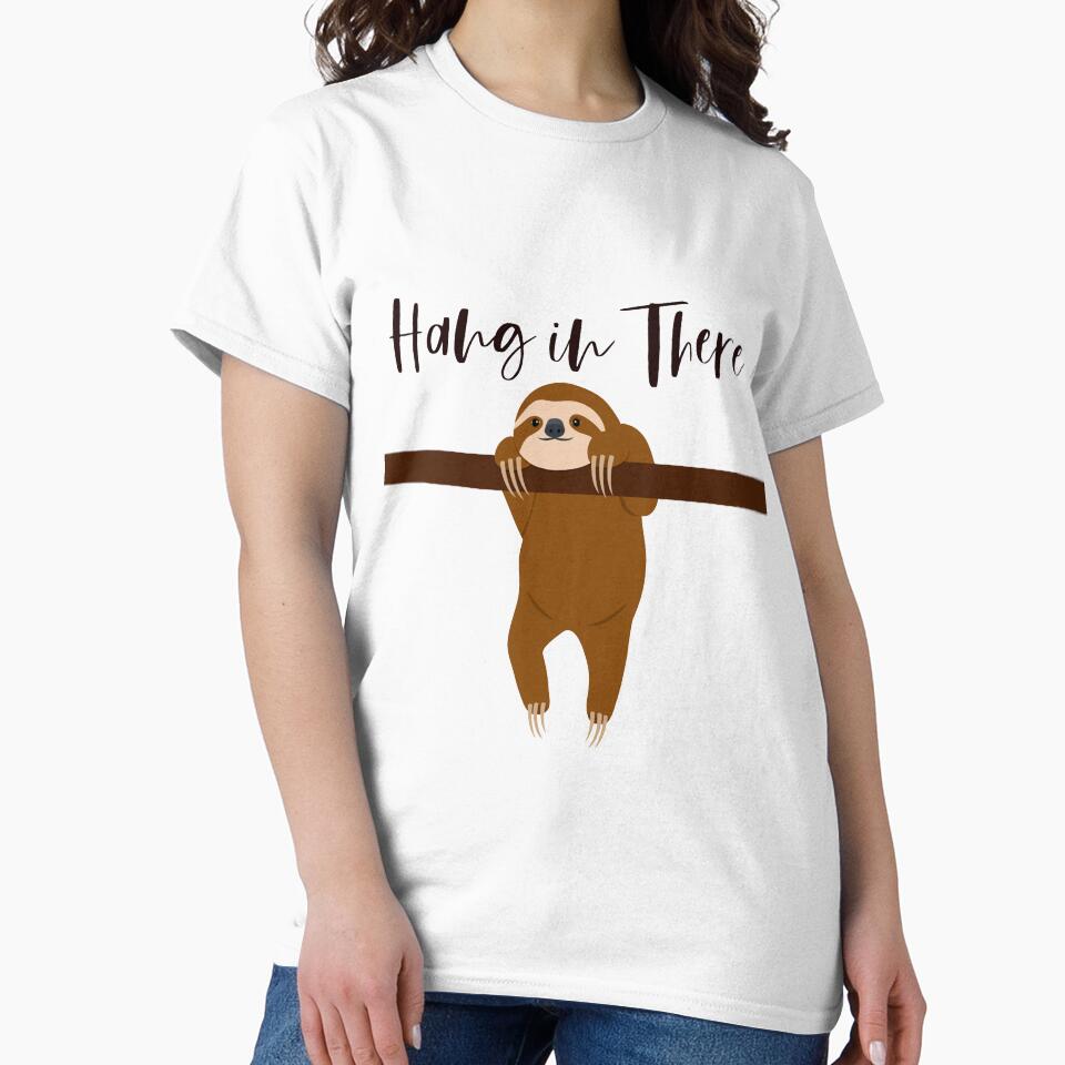 Sloth hoodie / winter hoodie with sloth print / Sloth Shirt / Sloth print / Sloth Gift / Sloth T Shirt / Sloth... (Image 2)