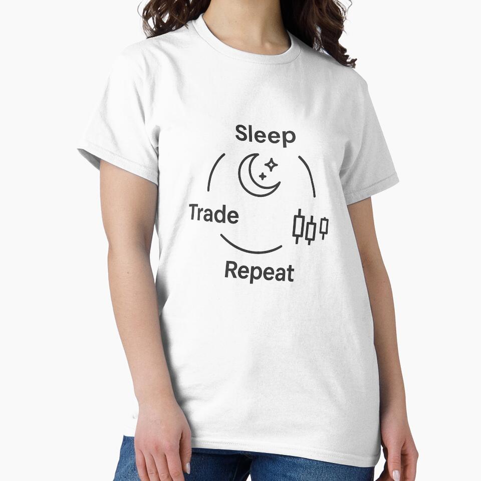 Sleep Trade Repeat by techy-rrr T-Shirts, Hoodie, Sweatshirt | BlankRebels.com (Image 2)