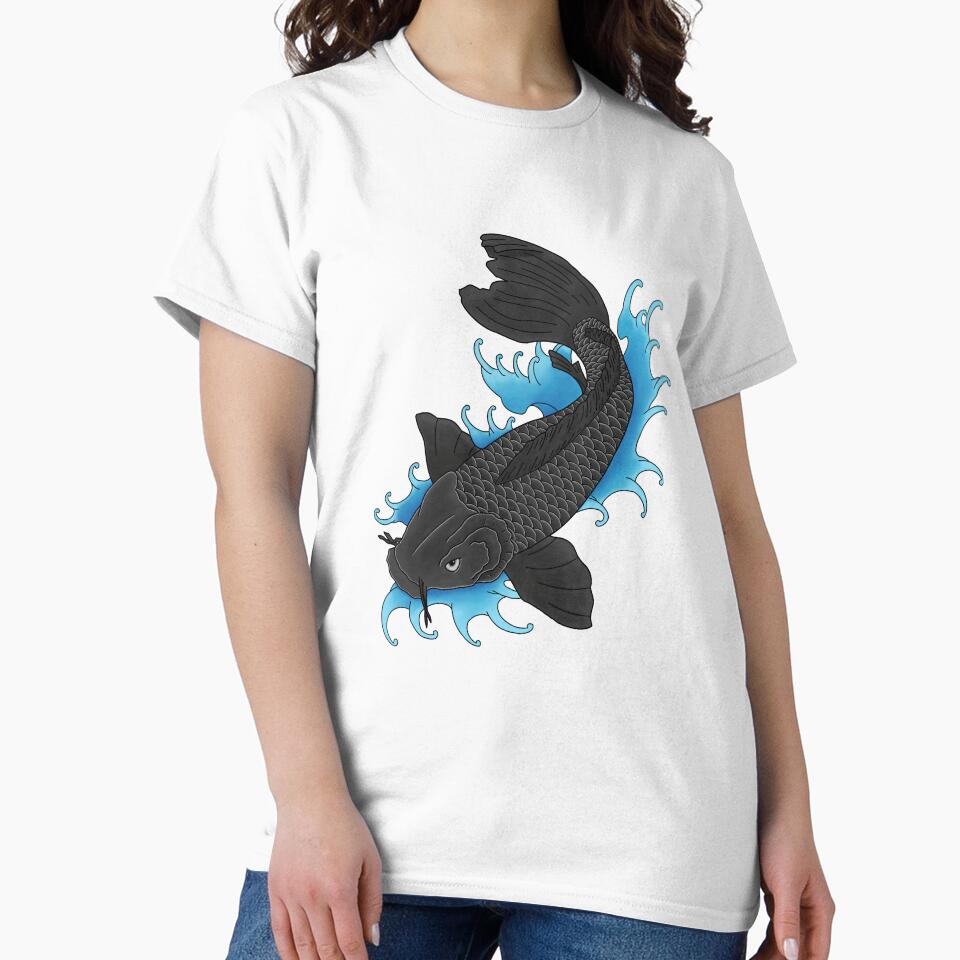 Japanese traditional koi by AMCArts T-Shirts, Hoodie, Sweatshirt | BlankRebels.com (Image 2)