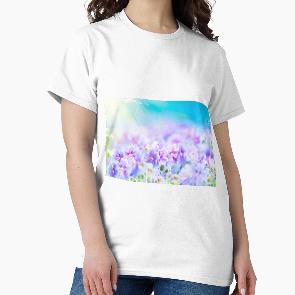 Purple and Turquiose Floral Merchandise by cindyfordyce T-Shirts, Hoodie, Sweatshirt | BlankRebels.com (Image 2)