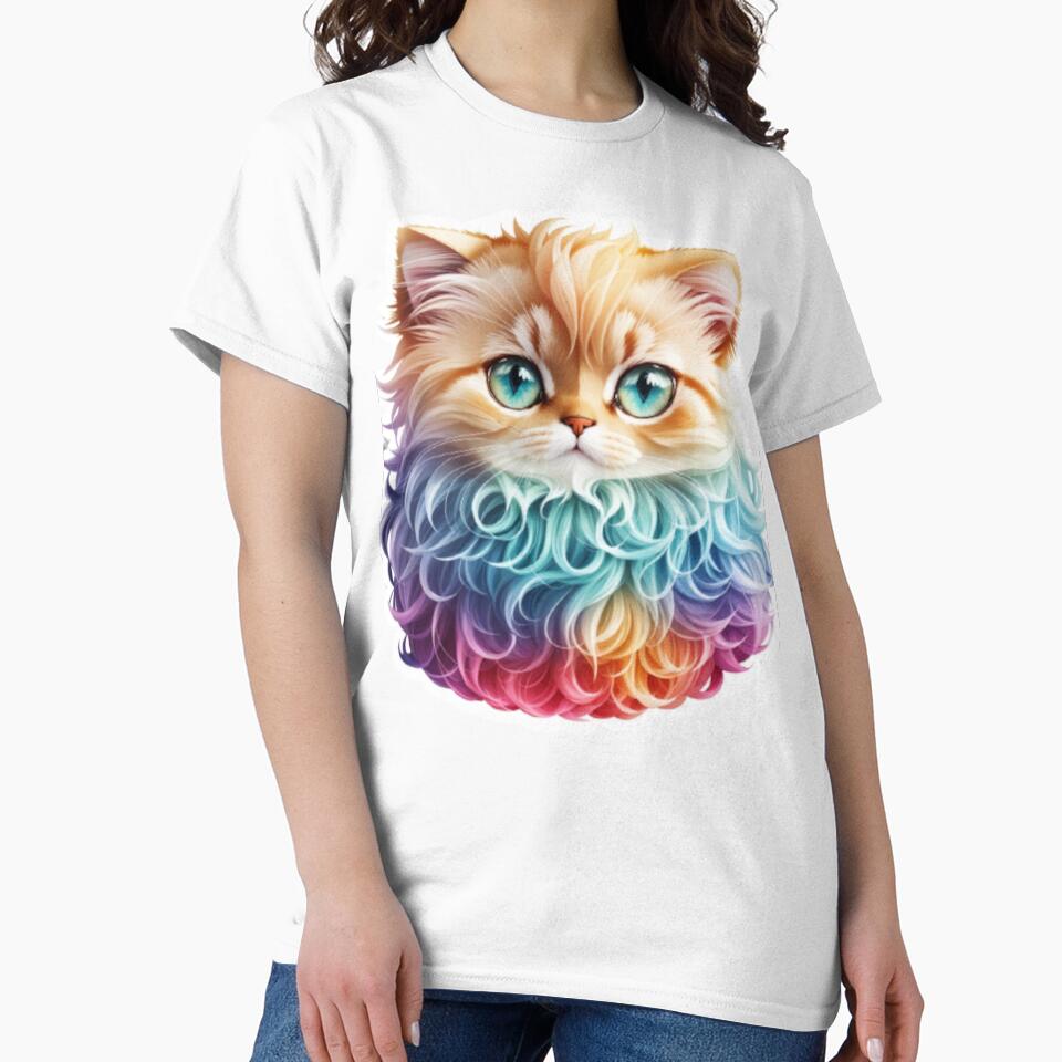 Cute Kawaii Cute Persian Cat 011 by Alexis Art Collection T-Shirts, Hoodie, Sweatshirt | BlankRebels.com (Image 2)