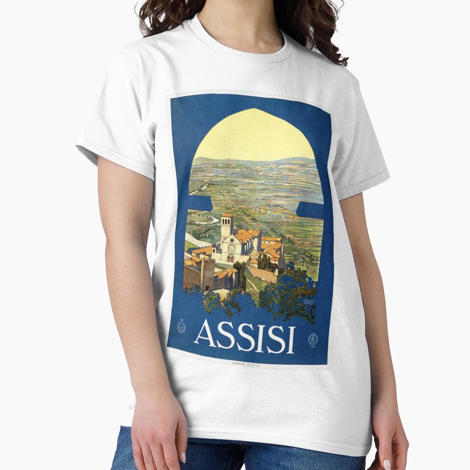 Visit Assisi Vintage T-Shirts, Hoodie, Sweatshirt