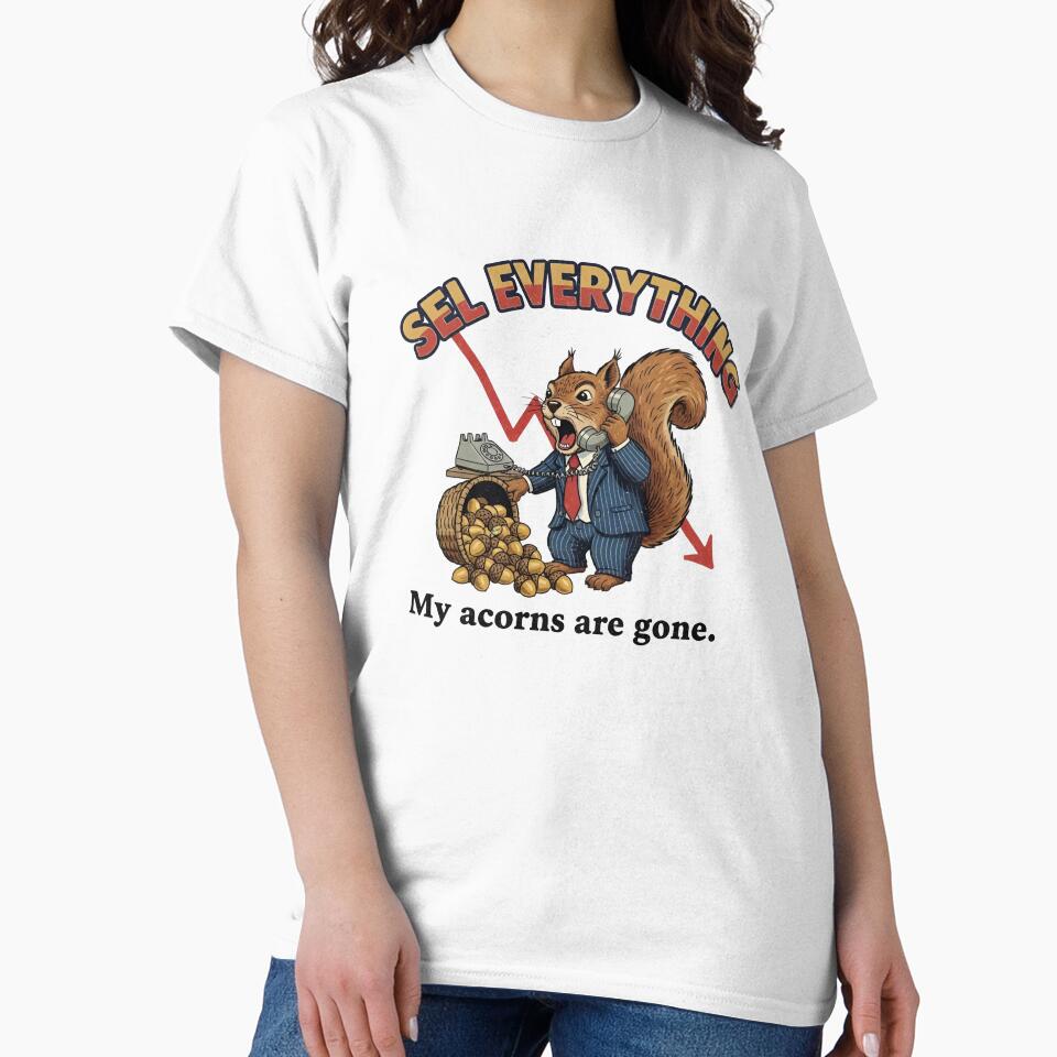 Squirrel Stock Trader – Sell Everything 90s Vintage Bootleg Graphic by FakeJoo T-Shirts, Hoodie, Sweatshirt (Image 2)