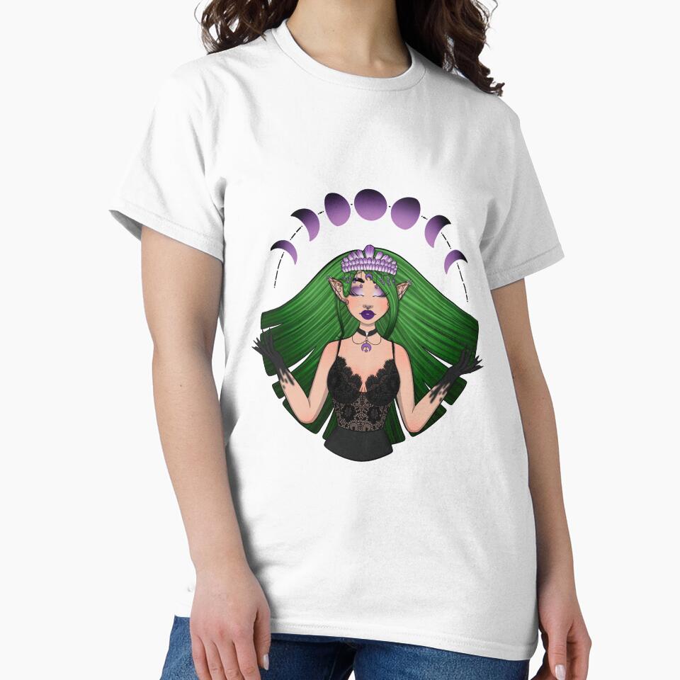 Amaris moon goddess by rowandoodlezart T-Shirts, Hoodie, Sweatshirt | BlankRebels.com (Image 2)