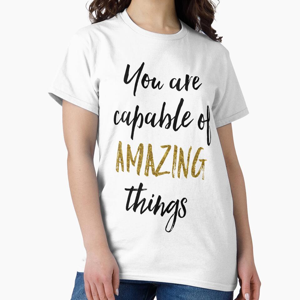 Amazing Things Motivational Quote by quarantine81 T-Shirts, Hoodie, Sweatshirt | BlankRebels.com (Image 2)