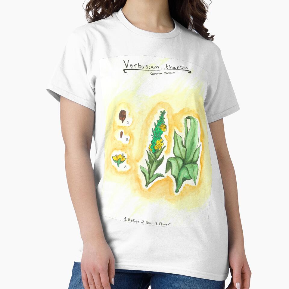 Verbascum Thapsus (Common Mullein) by fhandsmcmike T-Shirts, Hoodie, Sweatshirt | BlankRebels.com (Image 2)