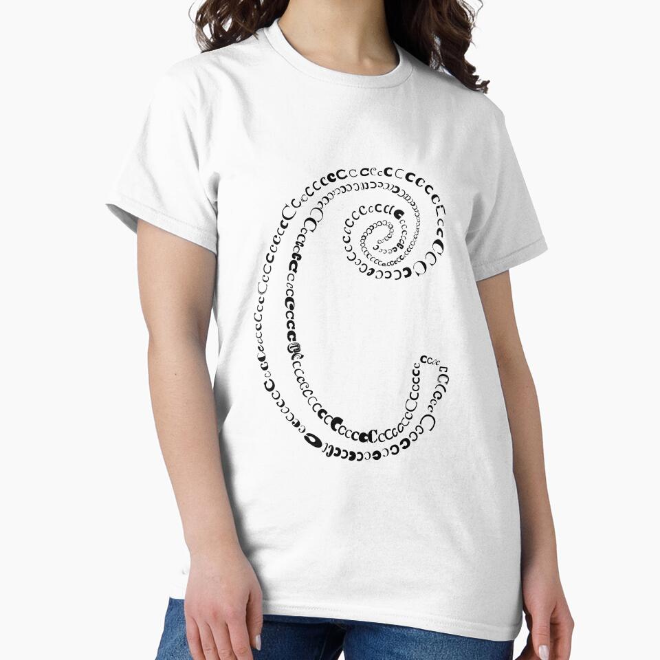 Typographic C letter by adiosmillet T-Shirts, Hoodie, Sweatshirt | BlankRebels.com (Image 2)