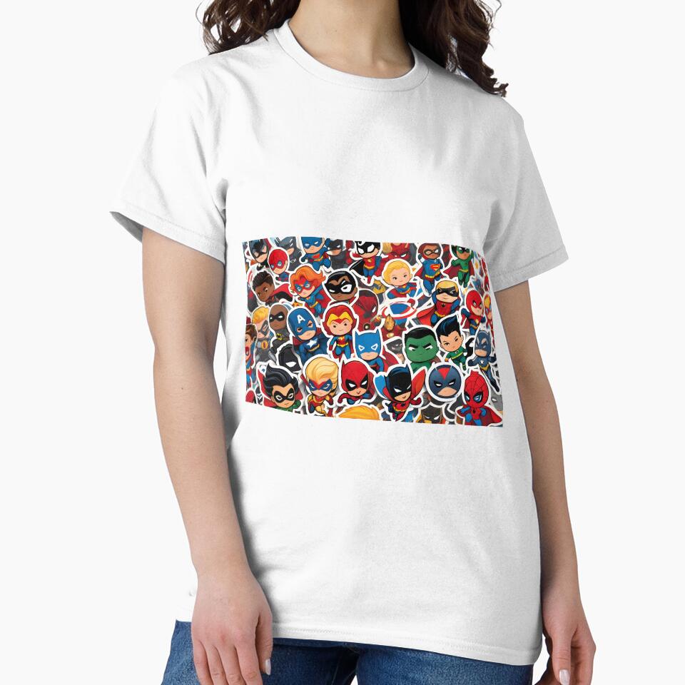 Superhero stickers by vgstores001 T-Shirts, Hoodie, Sweatshirt | BlankRebels.com (Image 2)