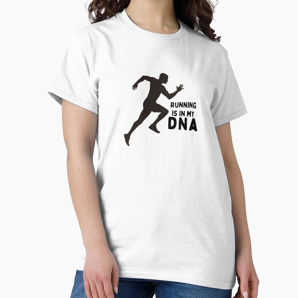 Running is in my DNA - Running Quotes by Gummy Bear Gift Shop T-Shirts, Hoodie, Sweatshirt | BlankRebels.com (Image 2)
