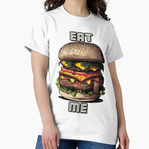 "EAT ME" Juicy Burger Tee by Thriving-Artist Hoodie, Sweatshirt | BlankRebels.com (Image 2)