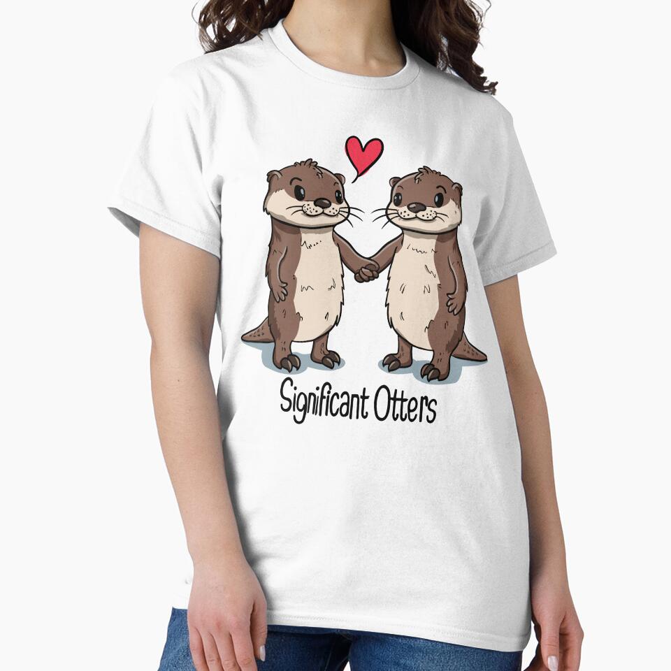 Significant Otters by Angry Swan Designs T-Shirts, Hoodie, Sweatshirt | BlankRebels.com (Image 2)