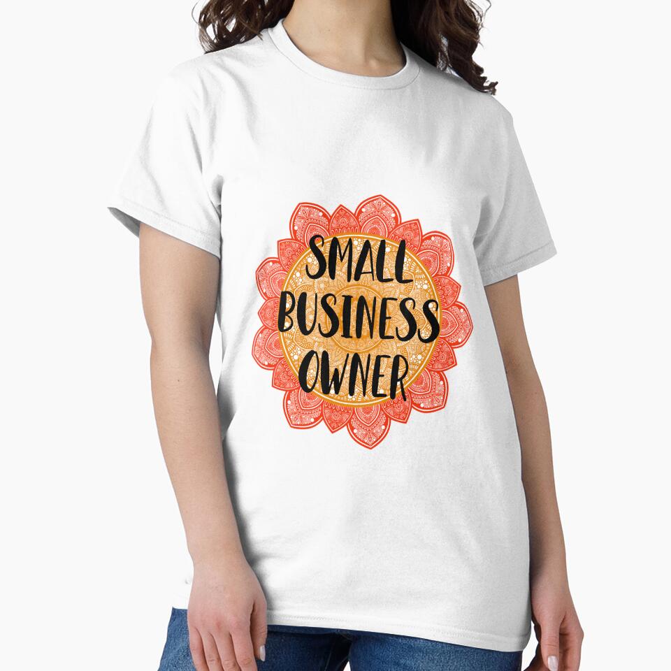Small Business Owner Mandala Design Trending Support Small Business by SoniyaArt ! T-Shirts, Hoodie, Sweatshirt (Image 2)