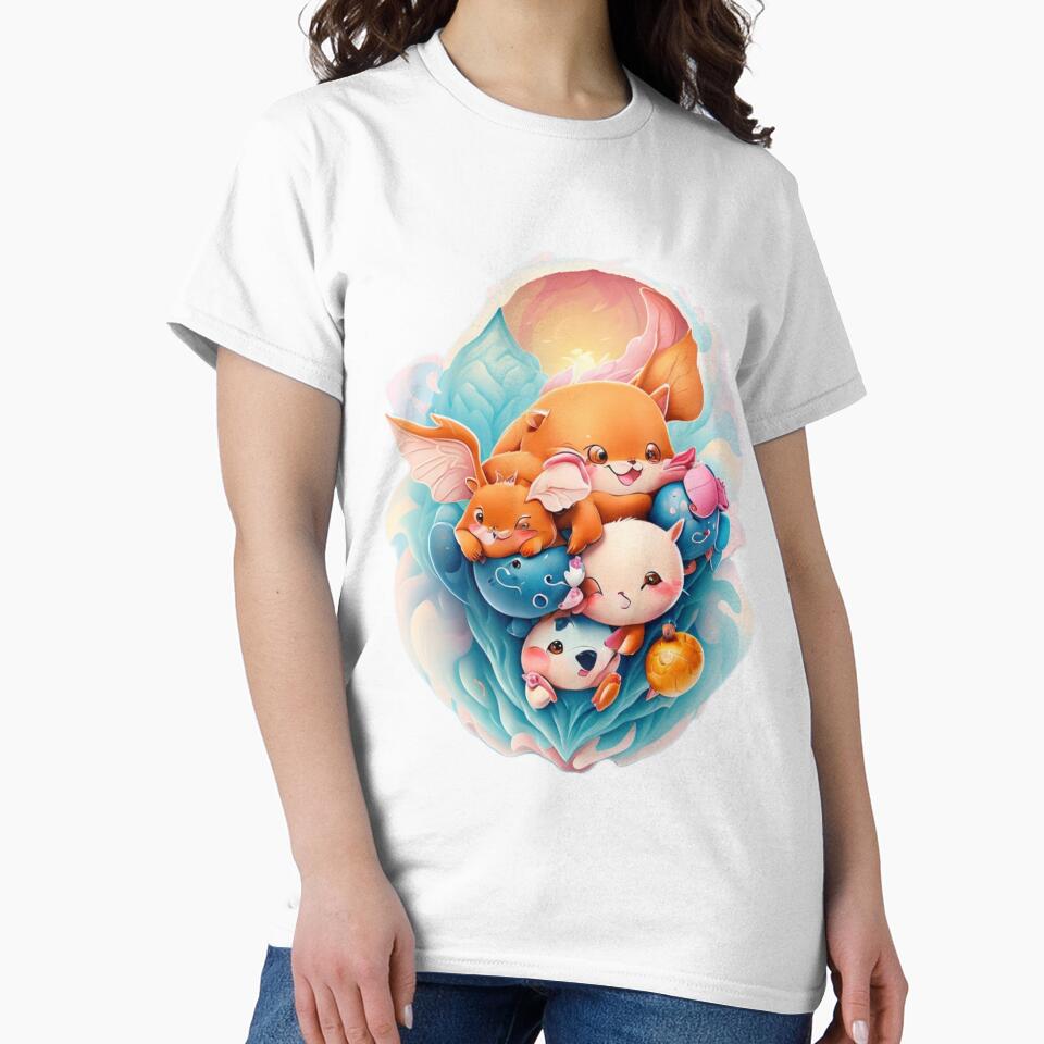 kawai animal by mikasaprada T-Shirts, Hoodie, Sweatshirt | BlankRebels.com (Image 2)