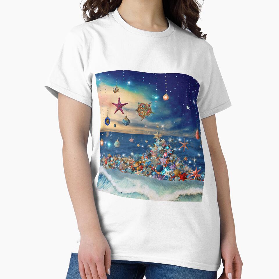 Sea made of Christmas decorations by Arthoughts T-Shirts, Hoodie, Sweatshirt | BlankRebels.com (Image 2)